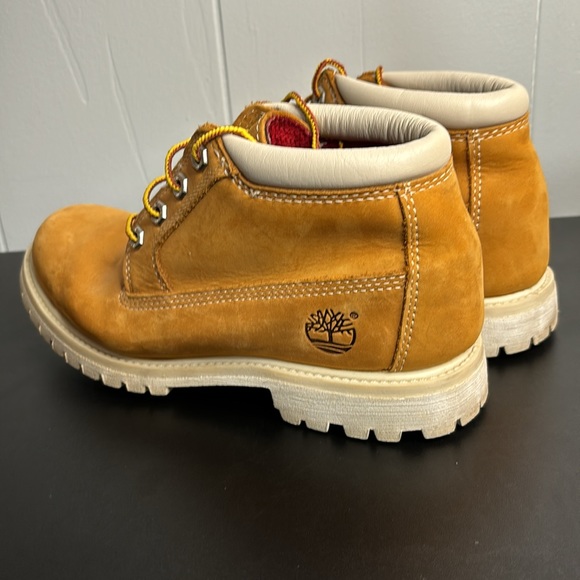 Timberland Nellie Double Wheat Womens Boot 23391 Wheat Preloved size 7.5 M - Picture 4 of 12